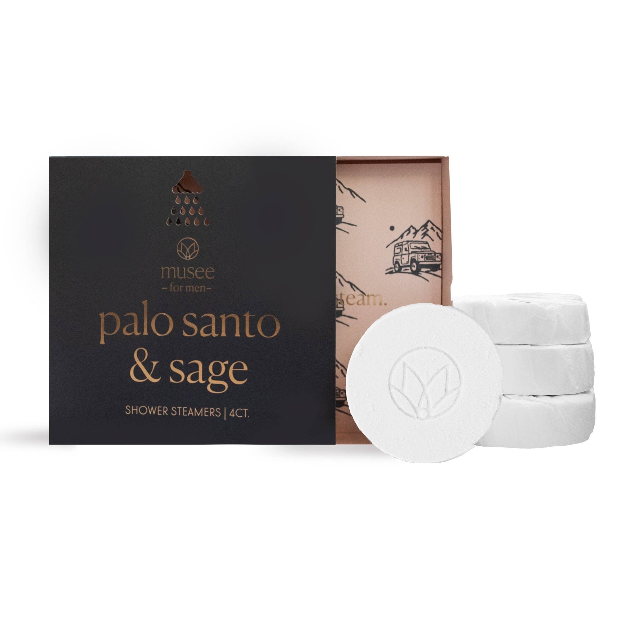 Palo Santo & Sage Shower Steamers by Musee Bath at Confetti Gift and Party Tuscaloosa Alabama