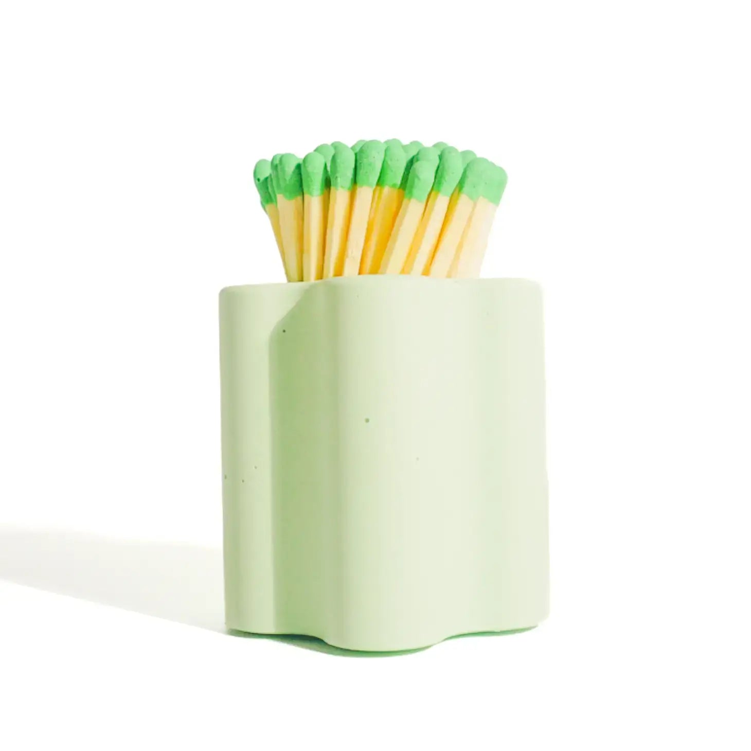 Pastel Flower Vessel with Colorful Matchsticks by Enlighten the Occasion at Confetti Gift and Party