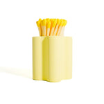 Pastel Flower Vessel with Colorful Matchsticks by Enlighten the Occasion at Confetti Gift and Party