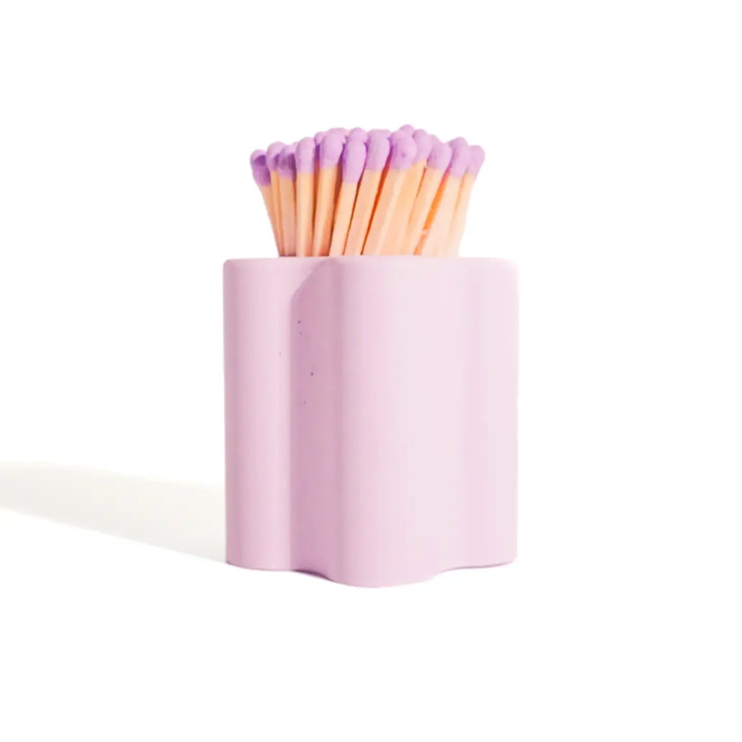 Pastel Flower Vessel with Colorful Matchsticks by Enlighten the Occasion at Confetti Gift and Party