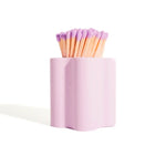 Pastel Flower Vessel with Colorful Matchsticks by Enlighten the Occasion at Confetti Gift and Party