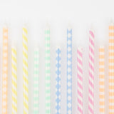 Pastel Pattern Cake Candles by Meri Meri at Confetti Gift and Party Tuscaloosa Alabama