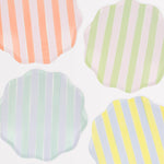 Pastel Stripe Dinner Plate by Meri Meri at Confetti Gift and Party Tuscaloosa Alabama