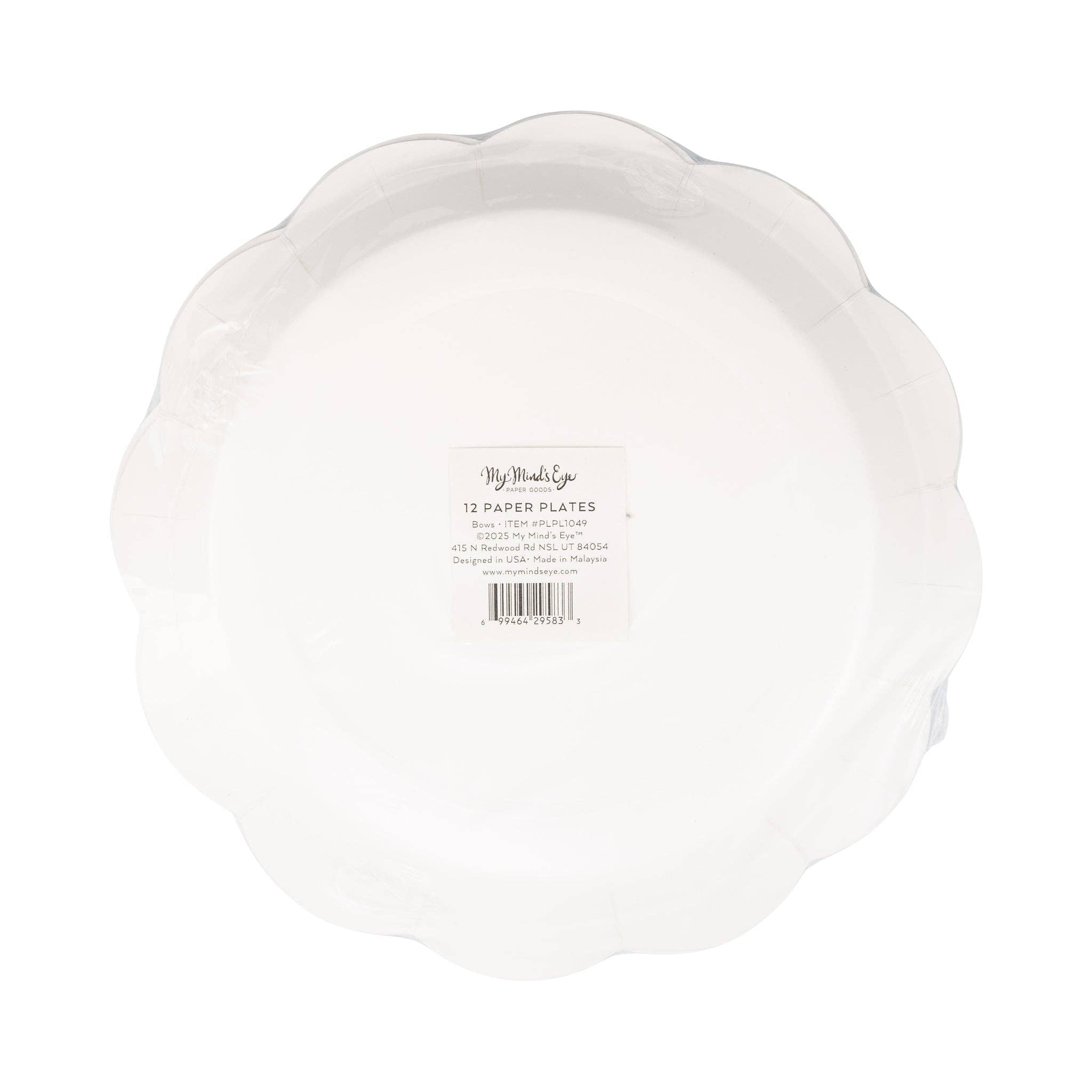 Patriotic Bows Plate (8 ct) by My Mind’s Eye at Confetti Gift and Party Tuscaloosa Alabama