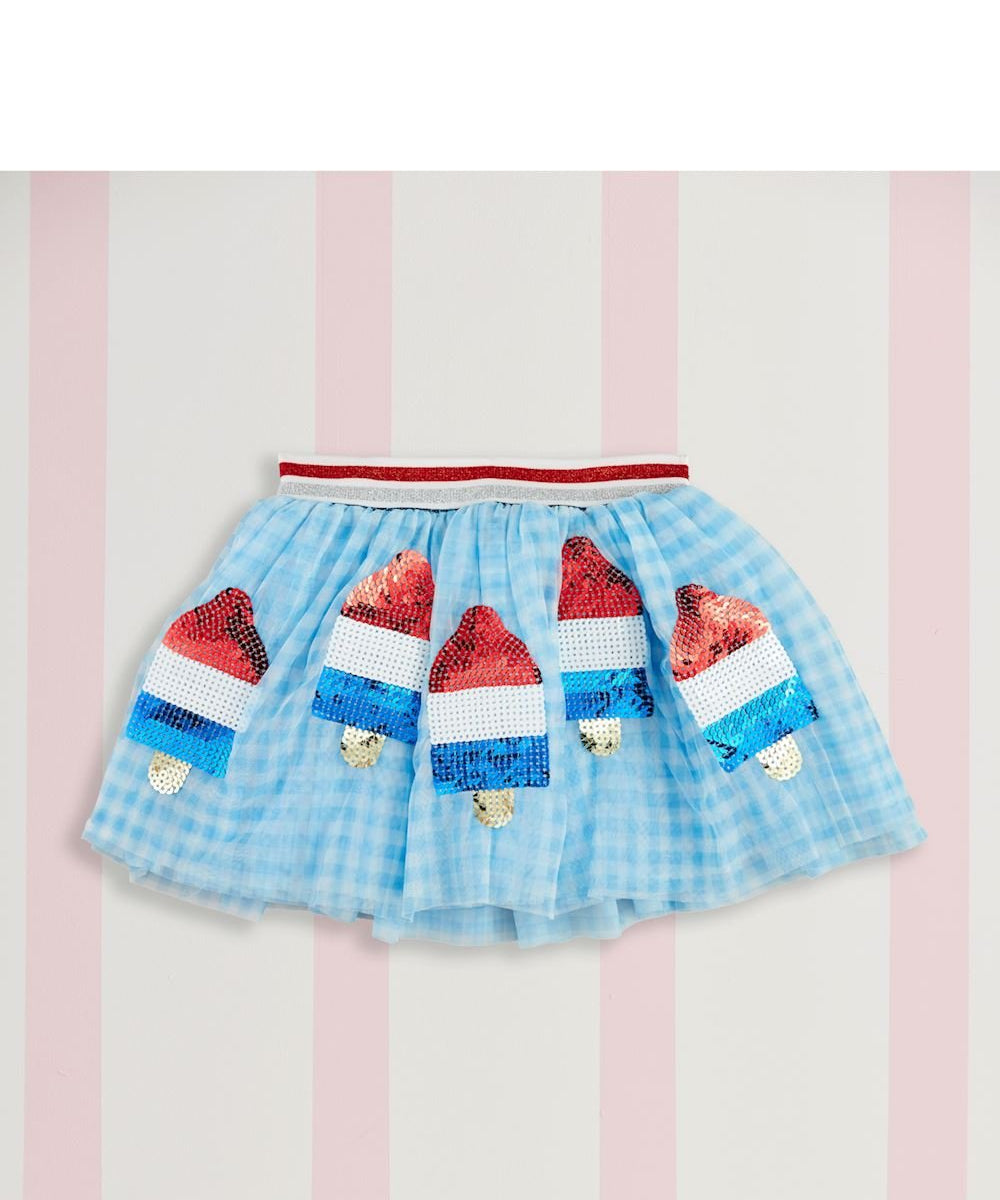 Patriotic Sequin Tutu by Mud Pie at Confetti Gift and Party Tuscaloosa Alabama