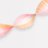 Peach & Pink Stitched Streamer by Meri Meri at Confetti Gift and Party Tuscaloosa Alabama