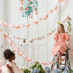 Peach & Pink Stitched Streamer by Meri Meri at Confetti Gift and Party Tuscaloosa Alabama