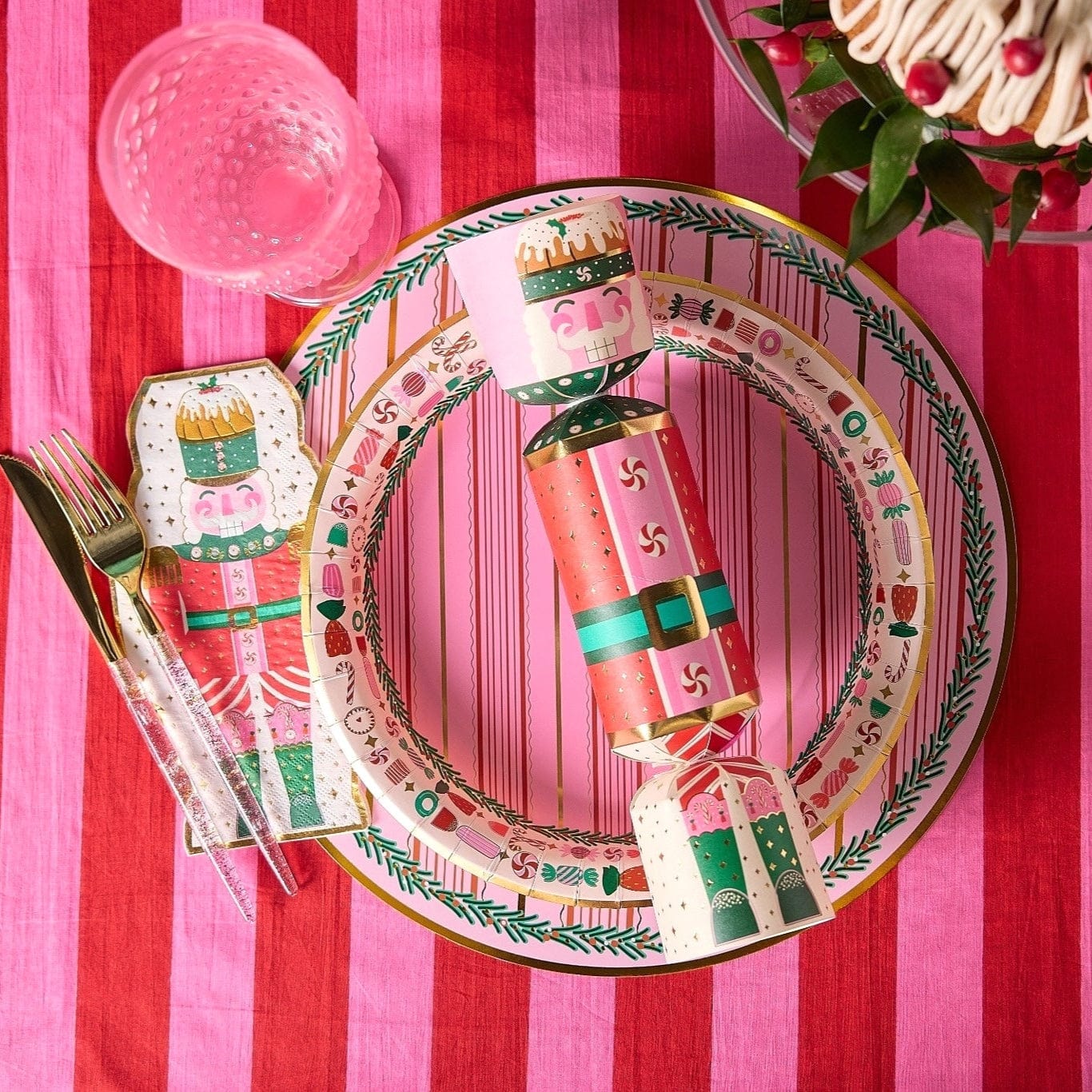 Peppermint Party Dinner Plate by Packed Party at Confetti Gift and Party Tuscaloosa Alabama