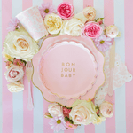Petal Pink Elegant Floral Dinner Napkins by Bonjour Fête at Confetti Gift and Party Tuscaloosa Alabama