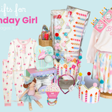 Pink Birthday Glow PJ Set by Mud Pie at Confetti Gift and Party Tuscaloosa Alabama