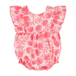 Pink Block Print Floral Bubble by Mud Pie at Confetti Gift and Party Tuscaloosa Alabama