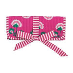 Pink Block Print Jewelry Roll by Mud Pie at Confetti Gift and Party Tuscaloosa Alabama