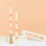 Pink Bow Taper Candles by Meri Meri at Confetti Gift and Party Tuscaloosa Alabama