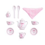 Pink Bow Tea Set for Girls by Mud Pie at Confetti Gift and Party Tuscaloosa Alabama