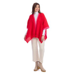 Pink Bringham Reversible Poncho by Mudpie at Confetti Gift and Party Tuscaloosa Alabama