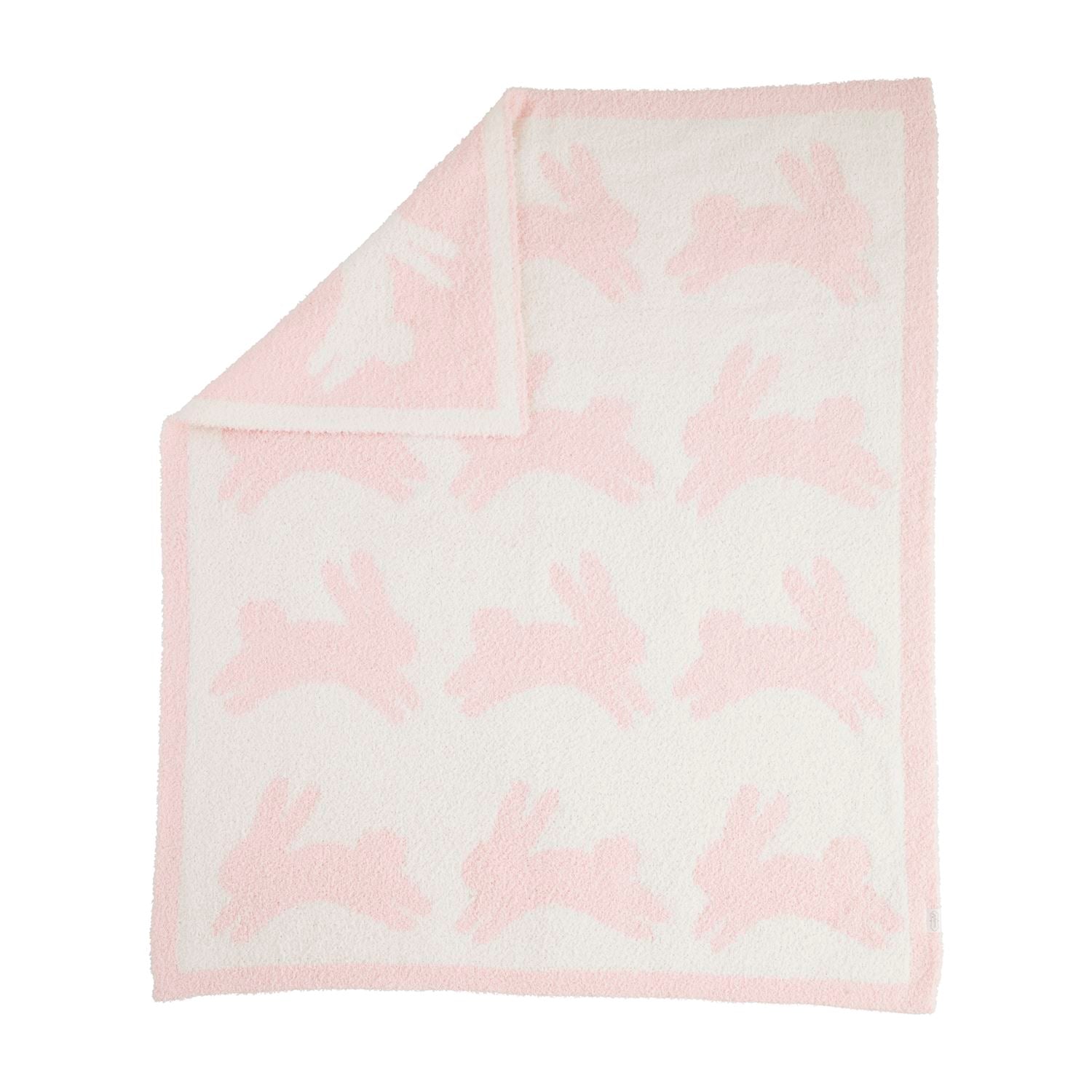 Pink Bunny Blanket by Mud Pie at Confetti Gift and Party Tuscaloosa Alabama