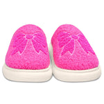 Pink Cozy Bow Slippers by Iscream at Confetti Gift and Party Tuscaloosa Alabama