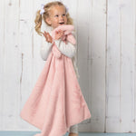 Pink Cuddle Bunny Plush Blanket by Mud Pie at Confetti Gift and Party Tuscaloosa Alabama