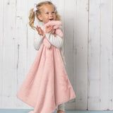 Pink Cuddle Bunny Plush Blanket by Mud Pie at Confetti Gift and Party Tuscaloosa Alabama