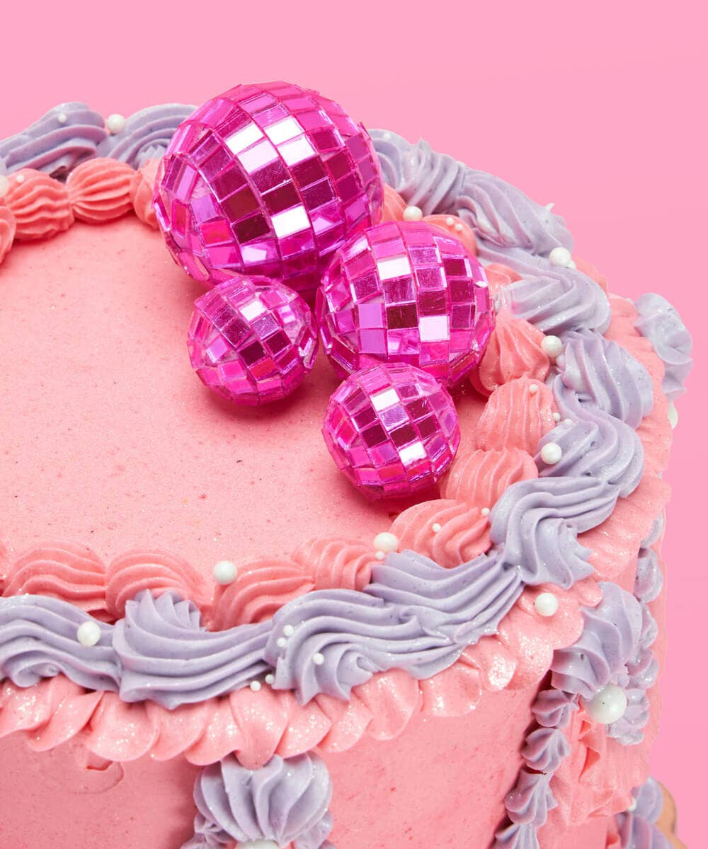 Pink Disco Cake Toppers by xo, Fetti at Confetti Gift and Party