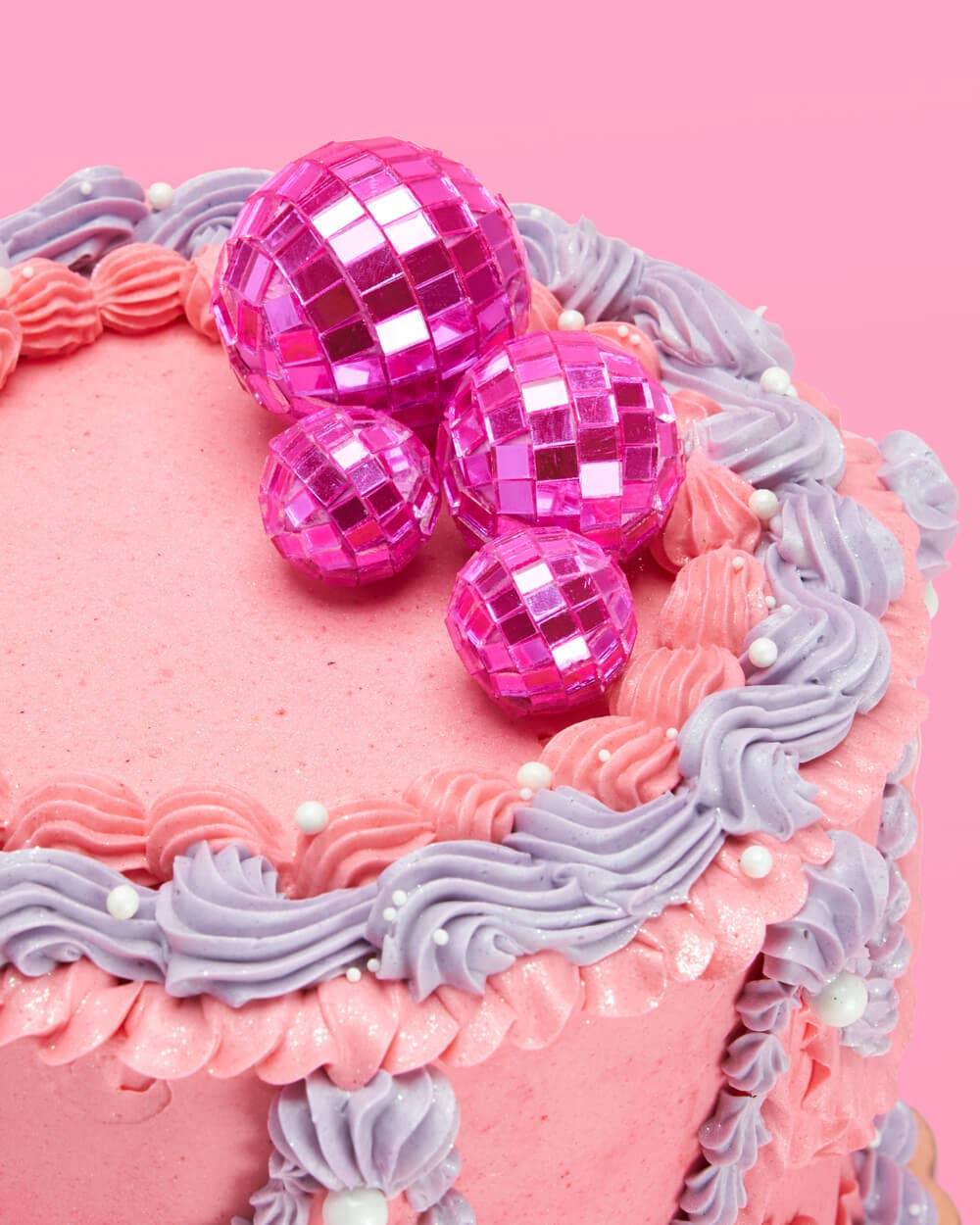 Pink Disco Cake Toppers by xo, Fetti at Confetti Gift and Party