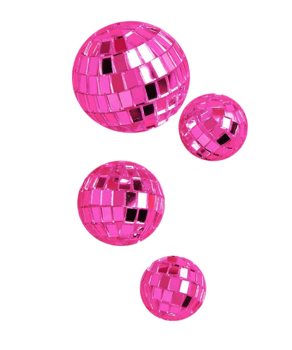 Pink Disco Cake Toppers by xo, Fetti at Confetti Gift and Party