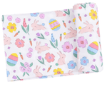 Pink Easter Bunnies Swaddle Blanket by Angel Dear at Confetti Gift and Party Tuscaloosa Alabama