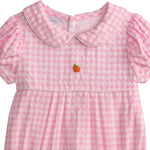 Pink Gingham Pumpkin Bubble by Mud Pie at Confetti Gift and Party Tuscaloosa Alabama