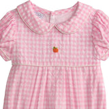 Pink Gingham Pumpkin Bubble by Mud Pie at Confetti Gift and Party Tuscaloosa Alabama