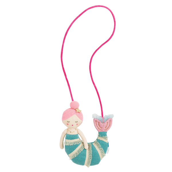 Pink Mermaid Tulle Purse by Mud Pie at Confetti Gift and Party Tuscaloosa Alabama