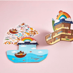 Pink Noahs Ark Sticker Book by Mud Pie at Confetti Gift and Party Tuscaloosa Alabama