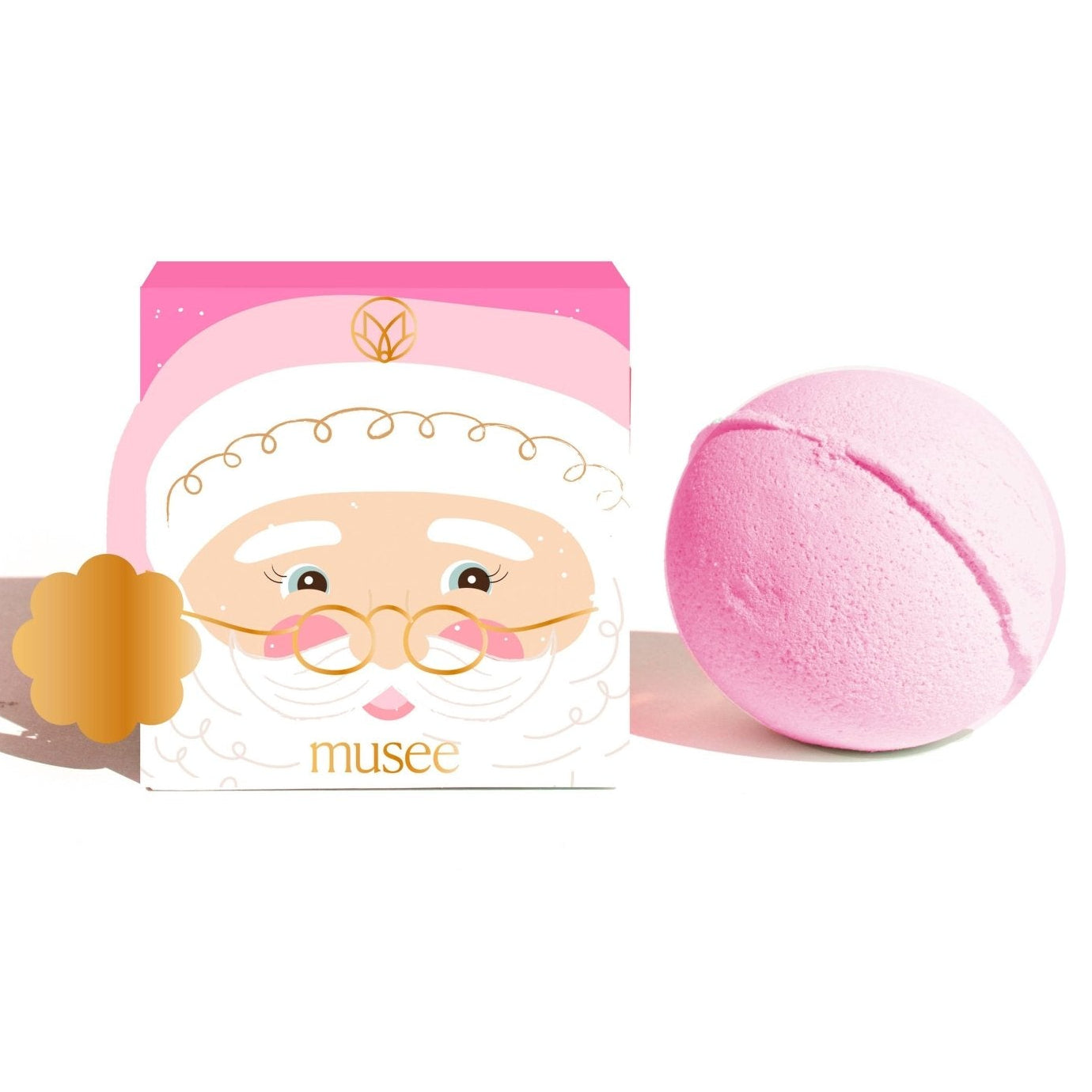 Pink Santa Boxed Bath Balm by Musee Bath at Confetti Gift and Party Tuscaloosa Alabama