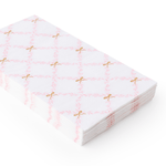 Pink Trellis Guest Towels with Bow Detail by Bonjour Fête at Confetti Gift and Party Tuscaloosa Alabama