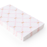 Pink Trellis Guest Towels with Bow Detail by Bonjour Fête at Confetti Gift and Party Tuscaloosa Alabama