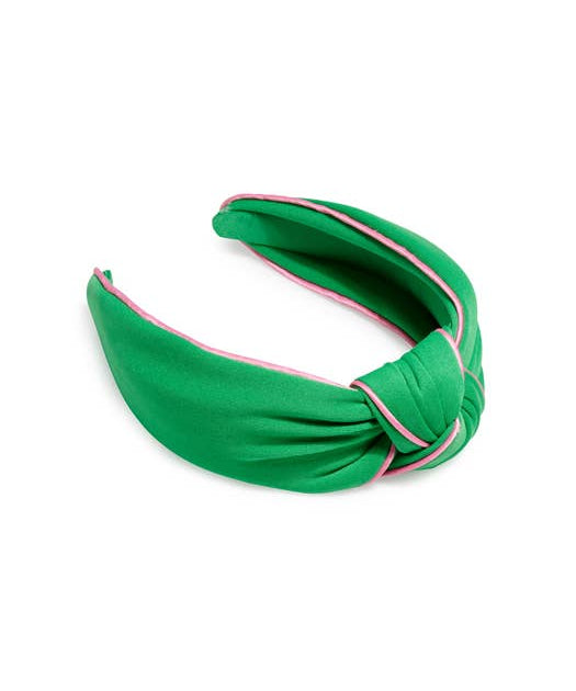 PIPED KNOTTED HEADBAND - Green by Shiraleah at Confetti Gift and Party Tuscaloosa Alabama