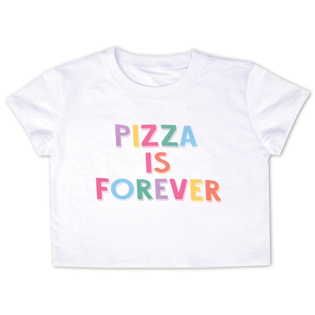 Pizza Is Forever White Boxy T Shirt by Iscream at Confetti Gift and Party Tuscaloosa Alabama