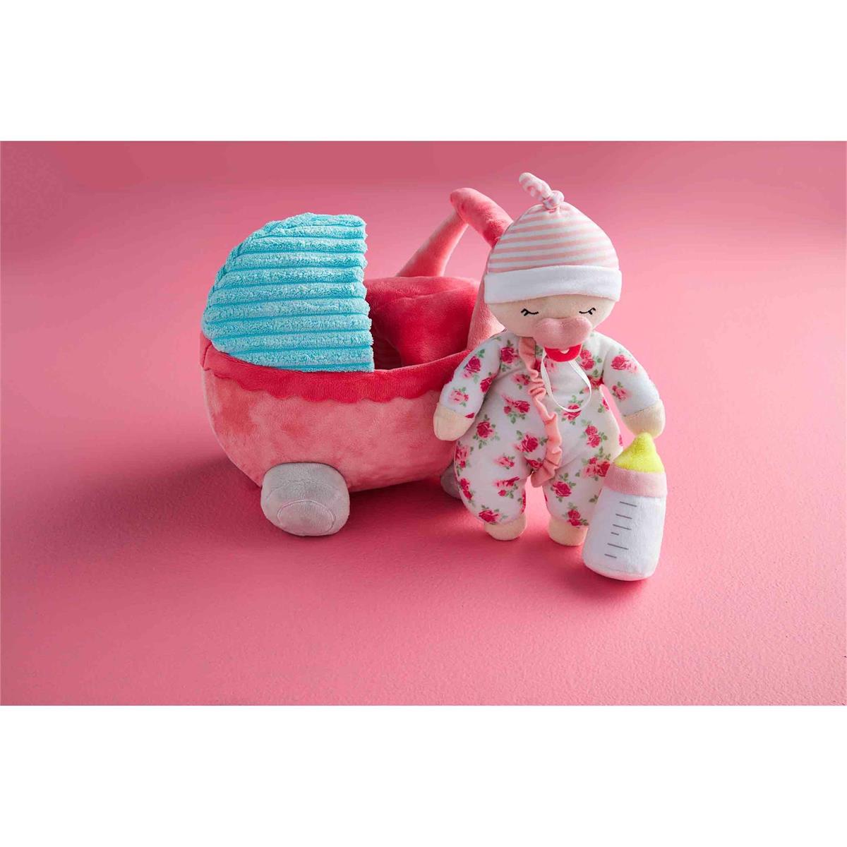 Plush Baby Doll & Stroller Play Set by Mud Pie at Confetti Gift and Party Tuscaloosa Alabama