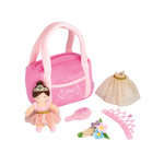 Plush Ballet Bag Play Set – 7 - Piece Ballerina Adventure Kit by Mud Pie at Confetti Gift and Party Tuscaloosa Alabama