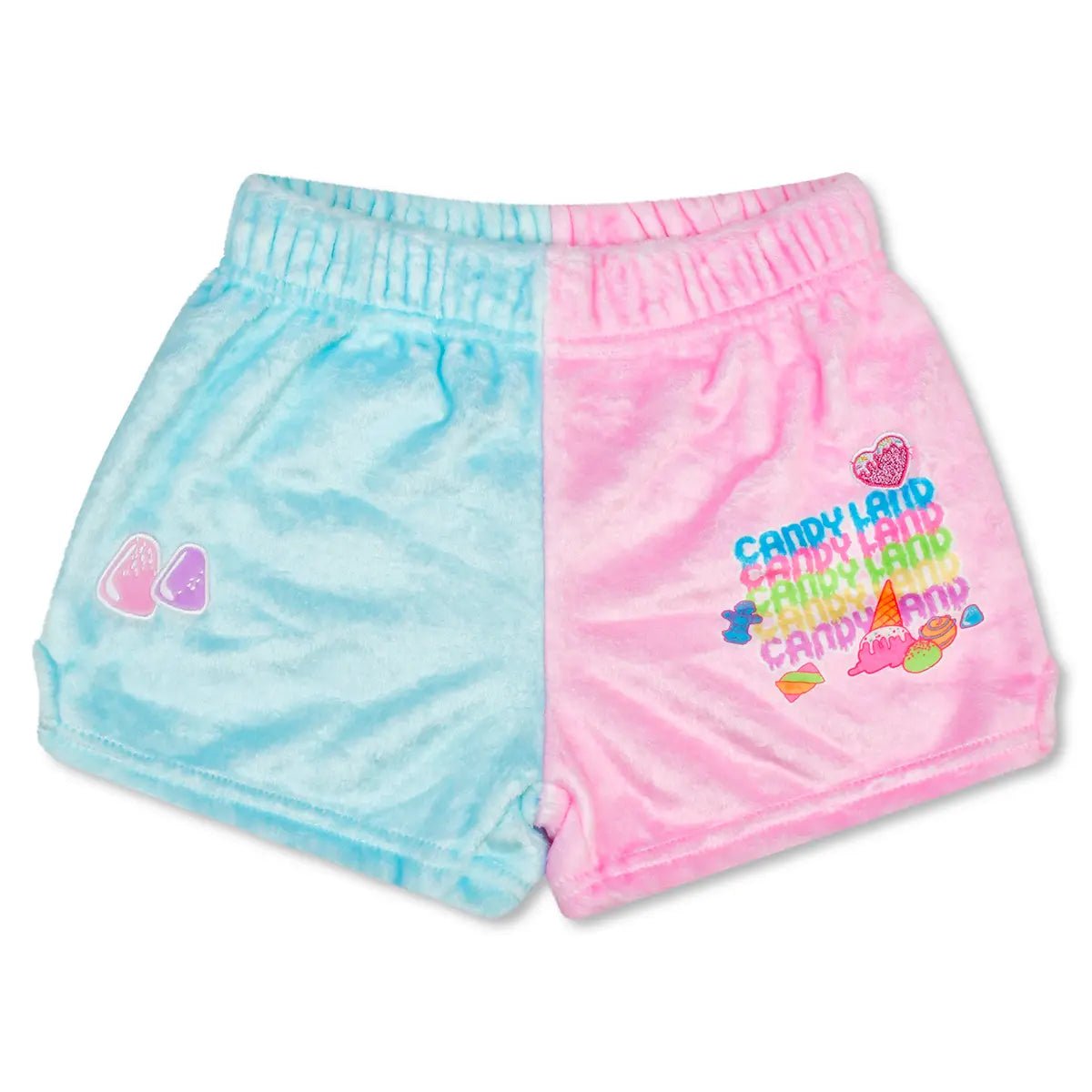 Plush Shorts - Candy Land Color Block by Iscream at Confetti Gift and Party Tuscaloosa Alabama