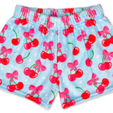Plush Shorts - Cheerful Cherries by Iscream at Confetti Gift and Party Tuscaloosa Alabama