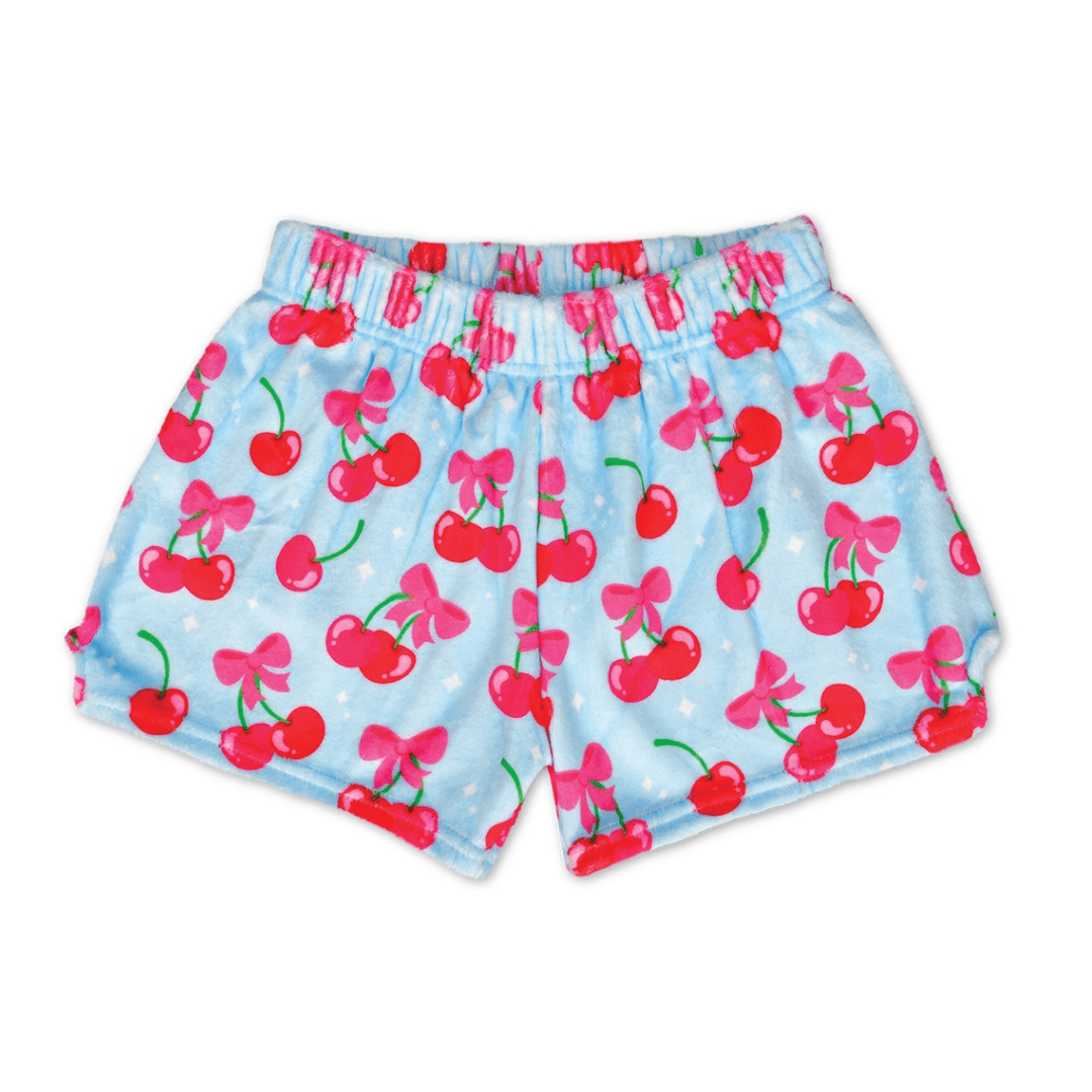 Plush Shorts - Cheerful Cherries by Iscream at Confetti Gift and Party Tuscaloosa Alabama