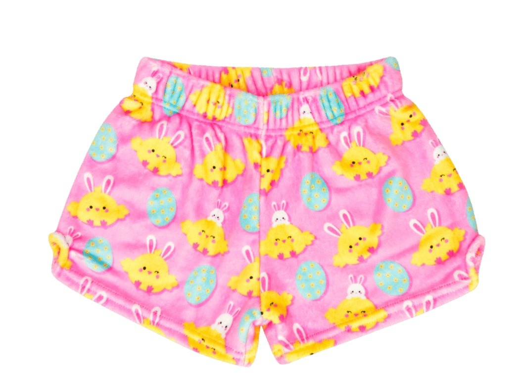 Plush Shorts - Hoppy Chicks by Iscream at Confetti Gift and Party Tuscaloosa Alabama