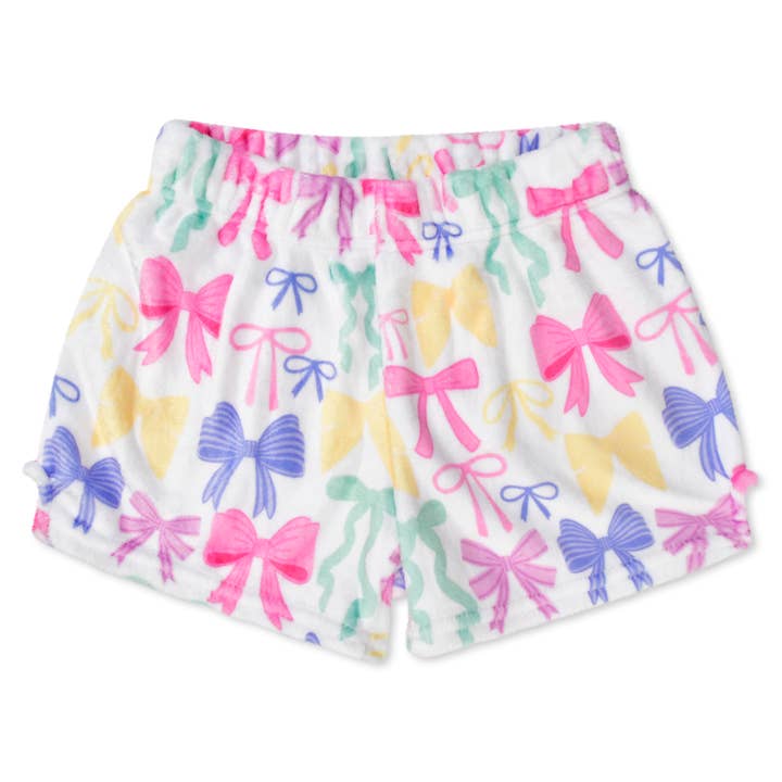Plush Shorts - Pretty Bows by Iscream at Confetti Gift and Party Tuscaloosa Alabama