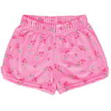Plush Shorts - Theme Flowers Pink by Iscream at Confetti Gift and Party Tuscaloosa Alabama