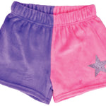 Plush Shorts - Vivid Violet & Pretty Pink Star by Iscream at Confetti Gift and Party Tuscaloosa Alabama