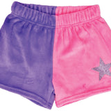 Plush Shorts - Vivid Violet & Pretty Pink Star by Iscream at Confetti Gift and Party Tuscaloosa Alabama