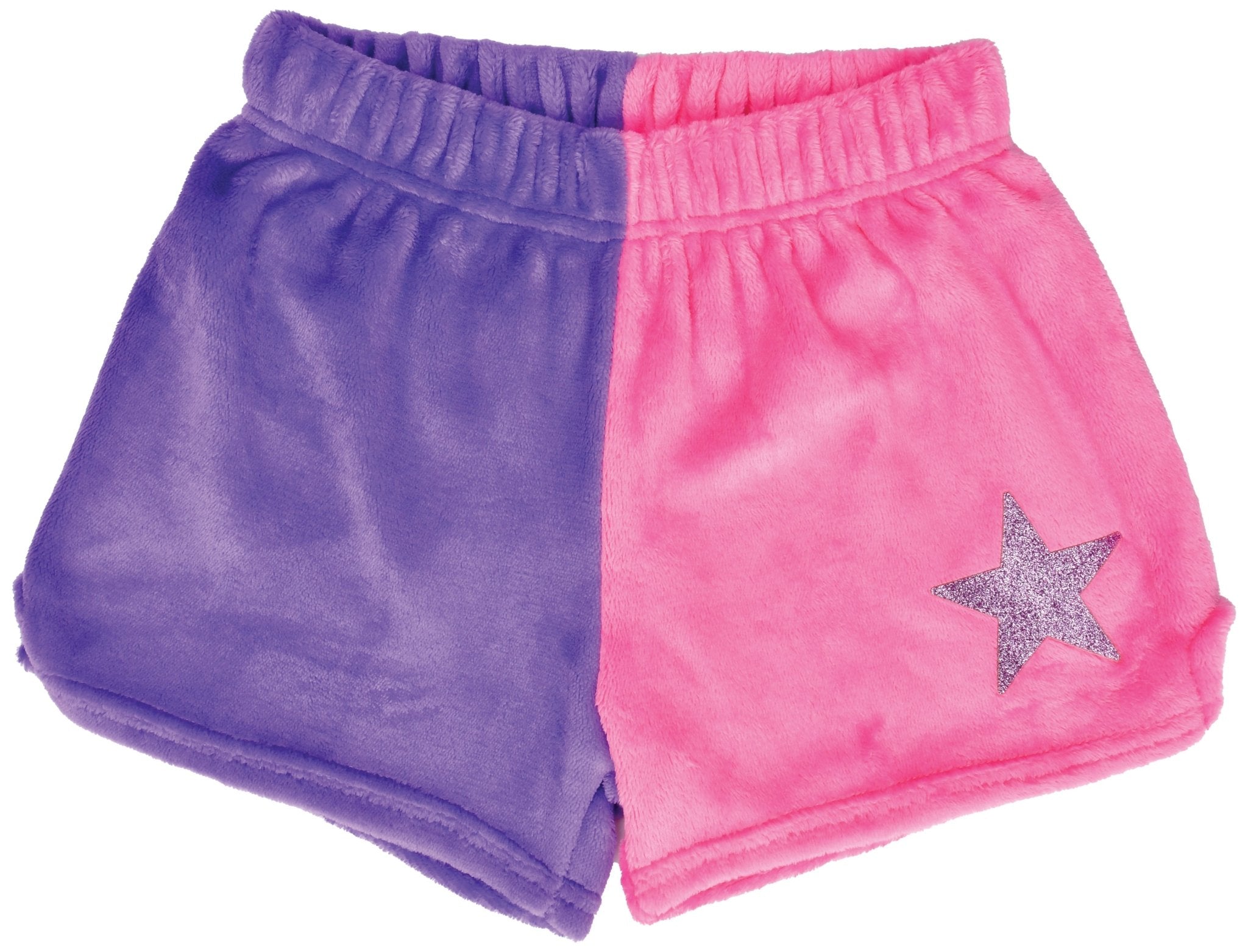 Plush Shorts - Vivid Violet & Pretty Pink Star by Iscream at Confetti Gift and Party Tuscaloosa Alabama