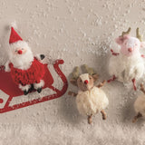 Pom Plush Christmas Pal – Weighted Holiday Plush (8") by Mud Pie at Confetti Gift and Party Tuscaloosa Alabama