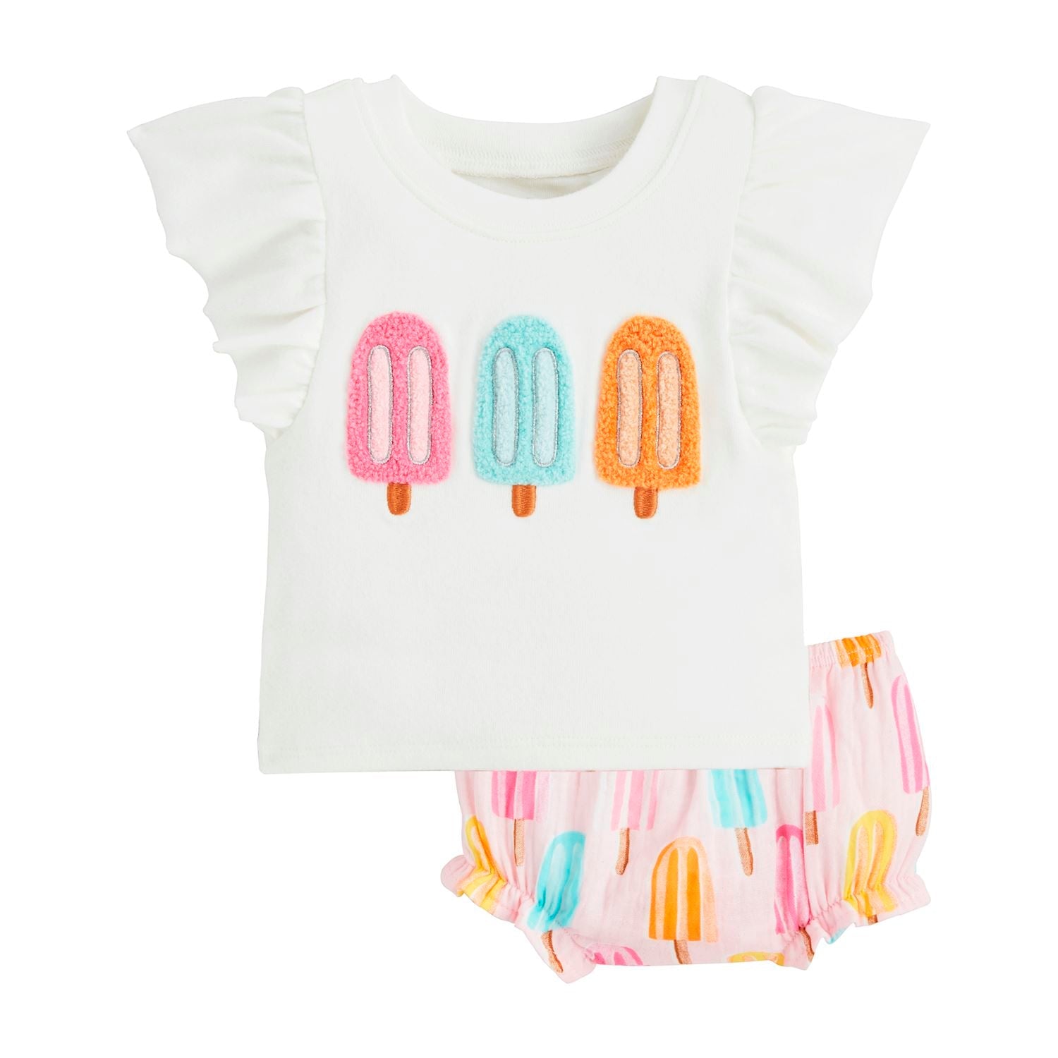 Popsicle Pinafore Set by Mud Pie at Confetti Gift and Party Tuscaloosa Alabama
