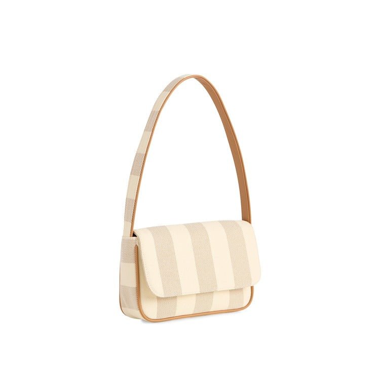 Positano Shoulder Bag – Tan Striped by Shiraleah at Confetti Gift and Party Tuscaloosa Alabama